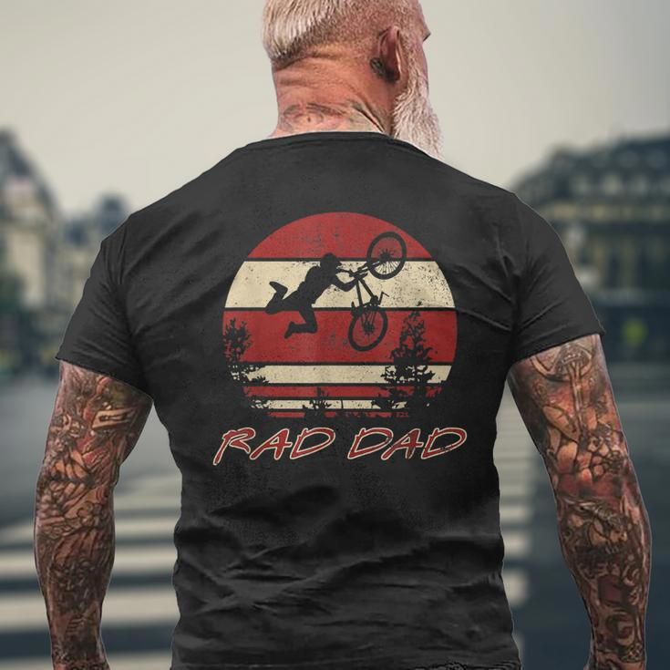 Rad Dad Racing Retro Vintage 80S Bmx V2 Men's T-shirt Back Print Gifts for Old Men
