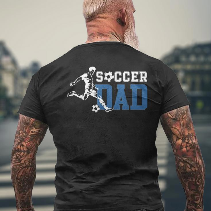 Mens Soccer Dad Life For Fathers Day Birthday For Men Men's T-shirt Back Print Gifts for Old Men