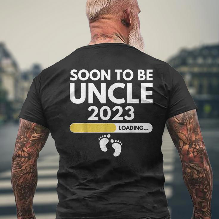 Soon To Be Uncle 2023 Fathers Day For New Uncle Men's Back Print T-shirt Gifts for Old Men
