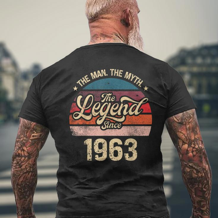 The Man The Myth The Legend Since 1963 Birthday Mens Gift For Mens Mens Back Print T-shirt Gifts for Old Men