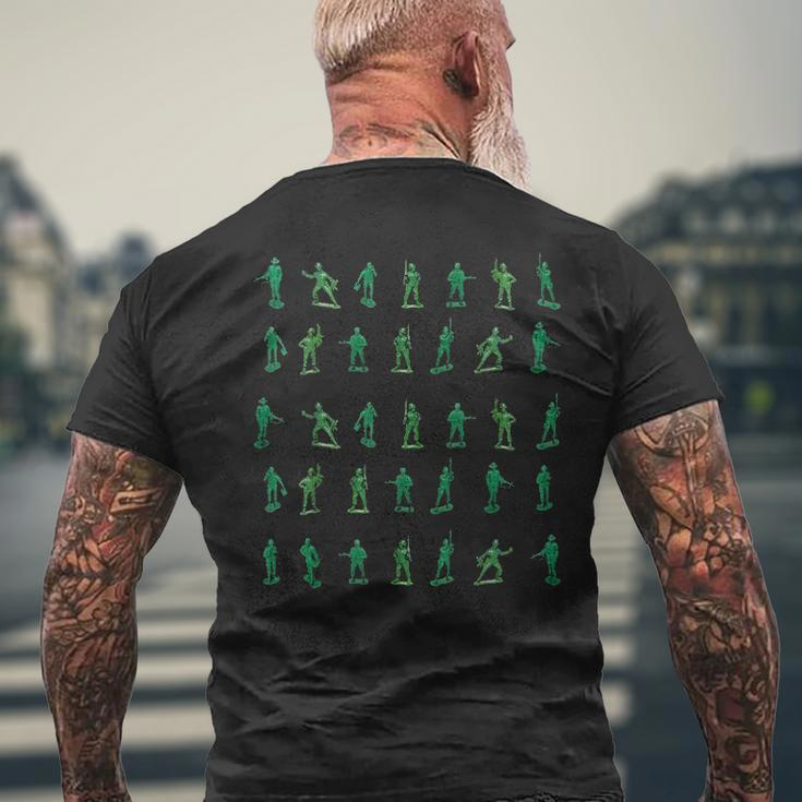 Toy Soldiers Cute Little Lovers Men's T-shirt Back Print Gifts for Old Men