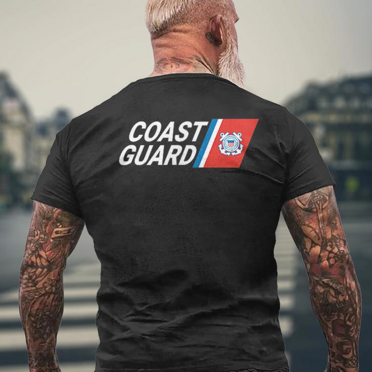 Us United States Coast Guard Armed Forces Defense Rescue Men's T-shirt Back Print Gifts for Old Men
