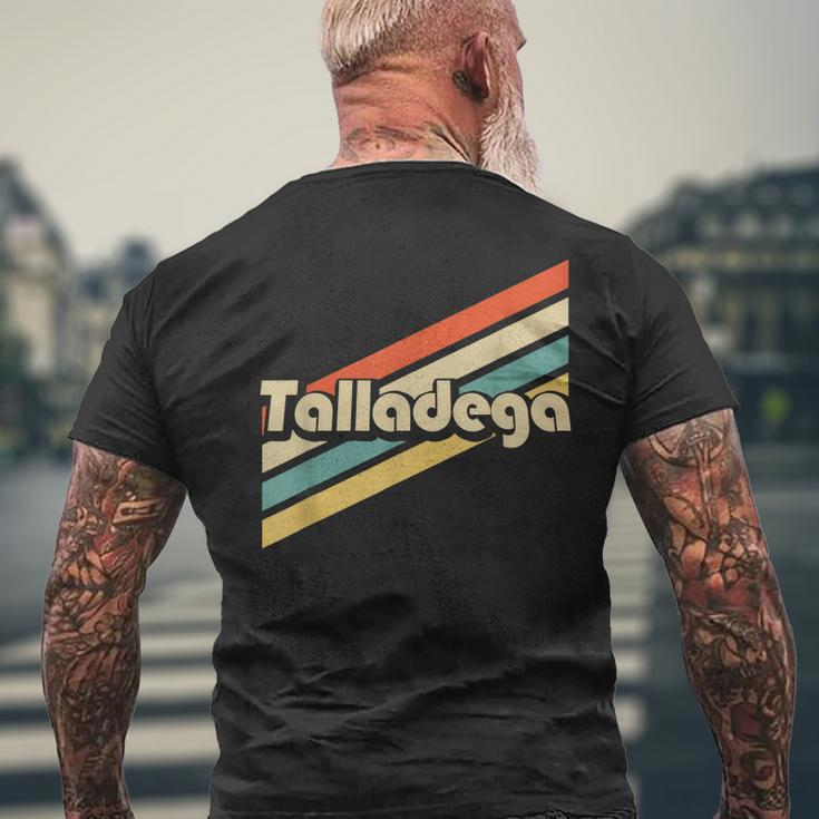 Vintage 80S Talladega Alabama Men's Back Print T-shirt Gifts for Old Men