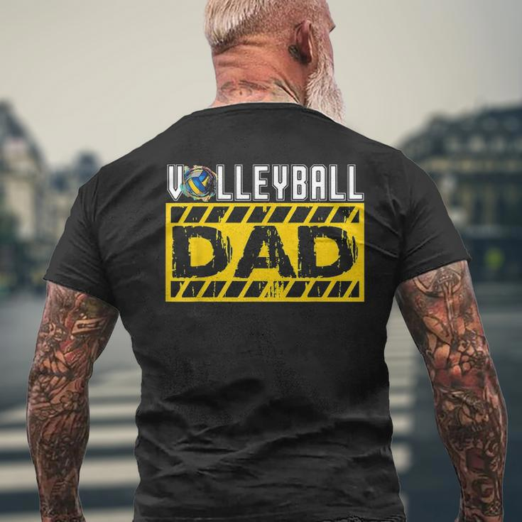 Volleyball Dad For Men Fathers Day Birthday Coach Men's T-shirt Back Print Gifts for Old Men