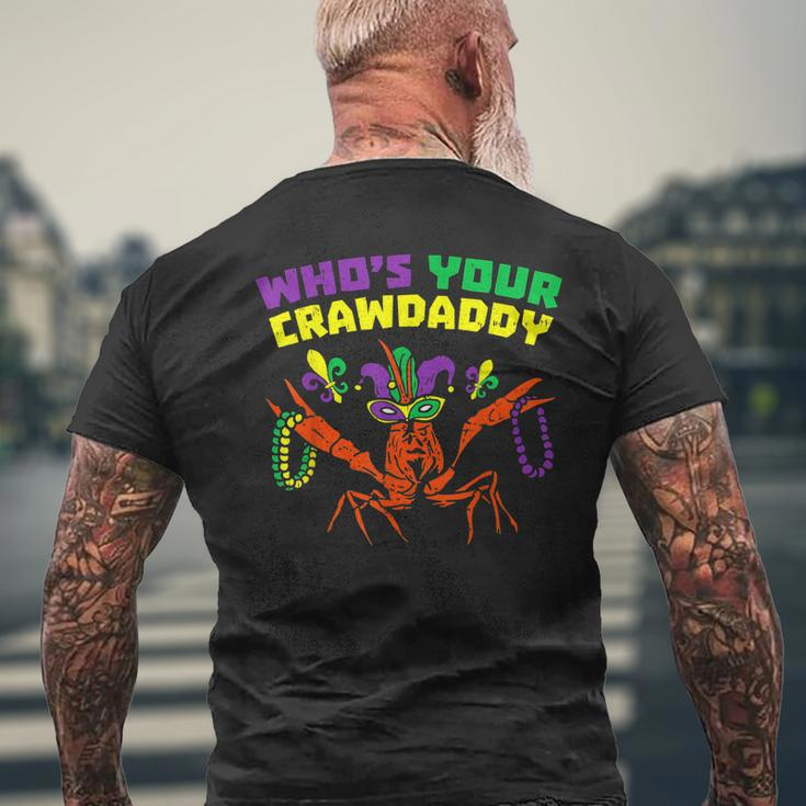 Whos Your Crawdaddy Mardi Gras Parade 2023 Men's T-shirt Back Print Gifts for Old Men
