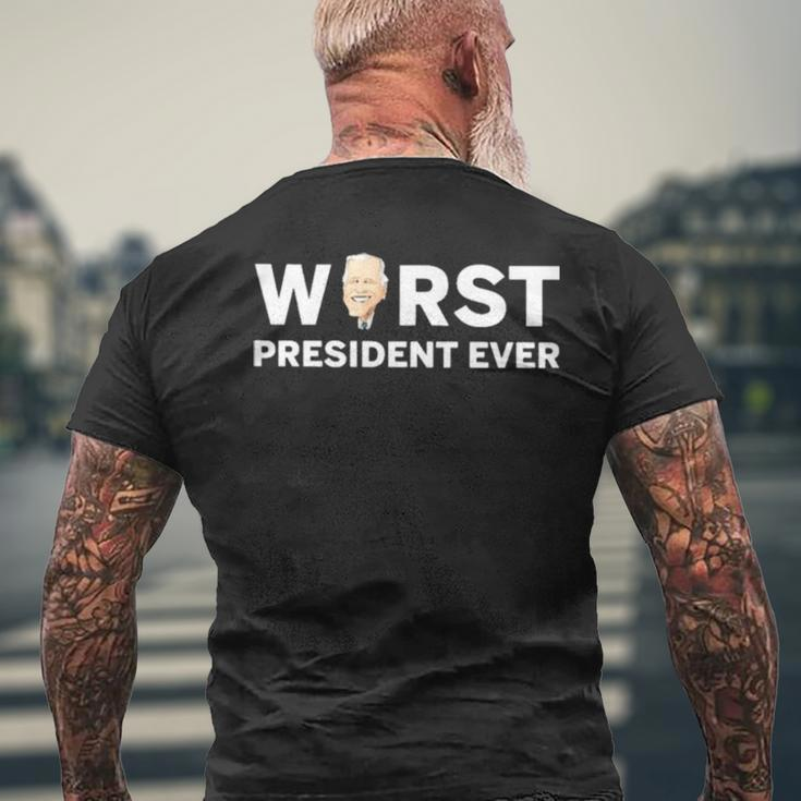 Worst President Ever V2 Men's Back Print T-shirt Gifts for Old Men