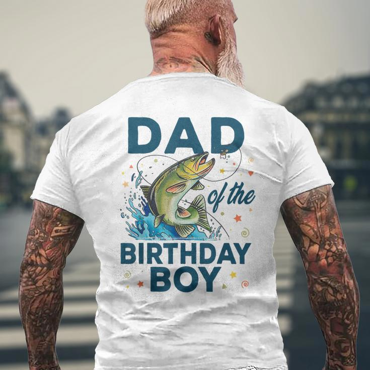 Dad Of The Birthday Boy Fishing Birthday Bass Fish Bday Mens Back