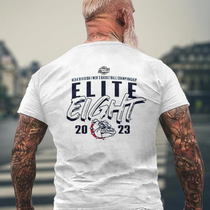 Gonzaga Bulldogs 2023 Ncaa Men’S Basketball Tournament March Madness Elite Eight Team Men's Back Print T-shirt Gifts for Old Men
