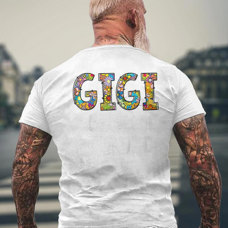 Kids Gigi Told Me I Could Funny Grandchild Grandson Granddaughter Mens Back Print T-shirt Gifts for Old Men