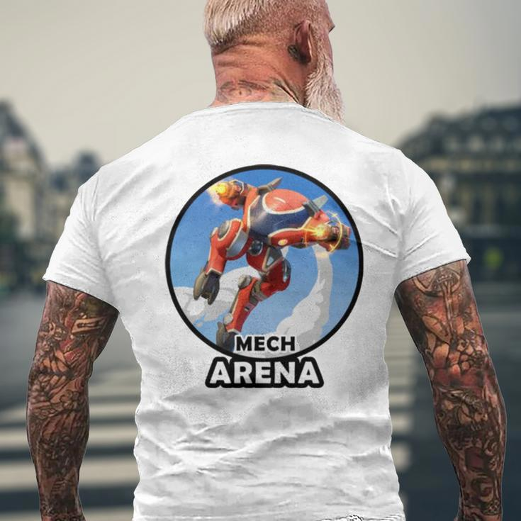 Lets Play Amazing Battle Daemon X Machina Men's Back Print T-shirt Gifts for Old Men