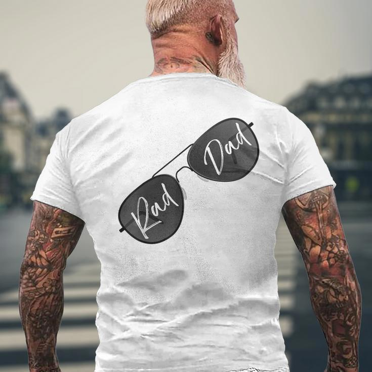 Rad Dad Daddy Grandpa Gift Christmas Fathers Day Best Gift For Mens Mens Back Print T-shirt Gifts for Old Men