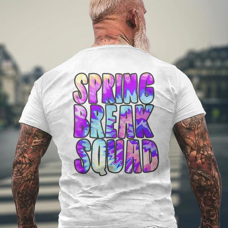 Spring Break Squad 2023 Family Spring Break Sunset 2023 Men's Back Print T-shirt Gifts for Old Men