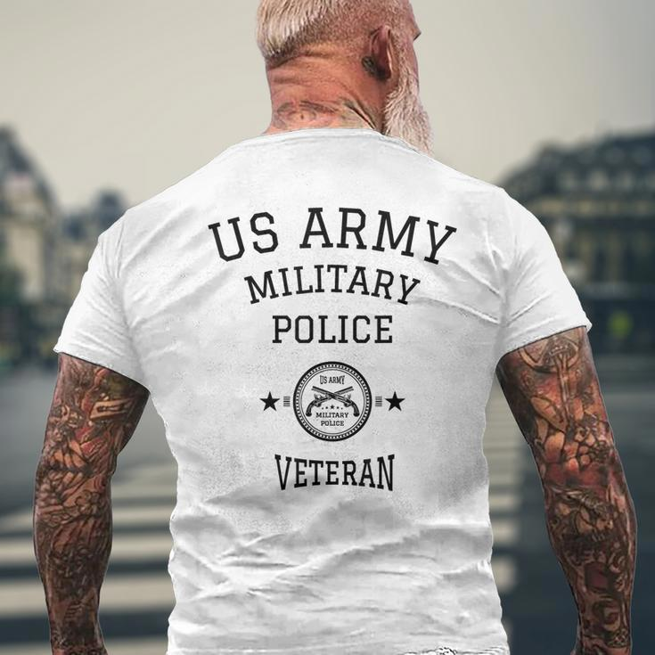 Us Army Military Police Veteran Retired Army Military Gift Mens Back Print T-shirt Gifts for Old Men