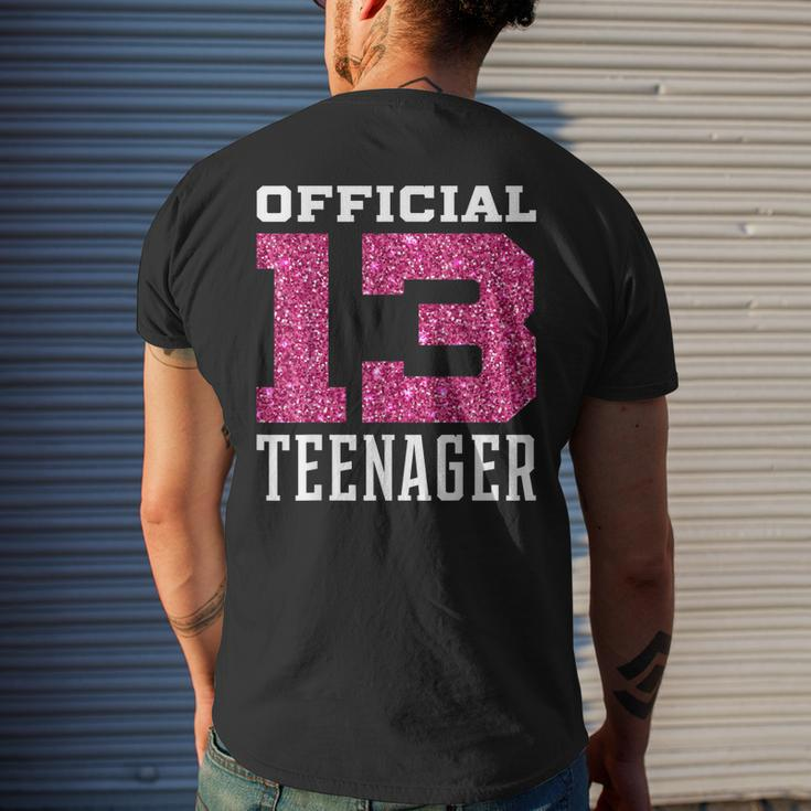 13Th Birthday Birthday Shirt Thirteen Men's Back Print T-shirt Gifts for Him