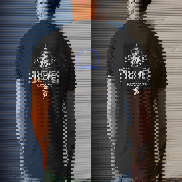 2023 Police Week Commemorative Mens Back Print T-shirt Gifts for Him