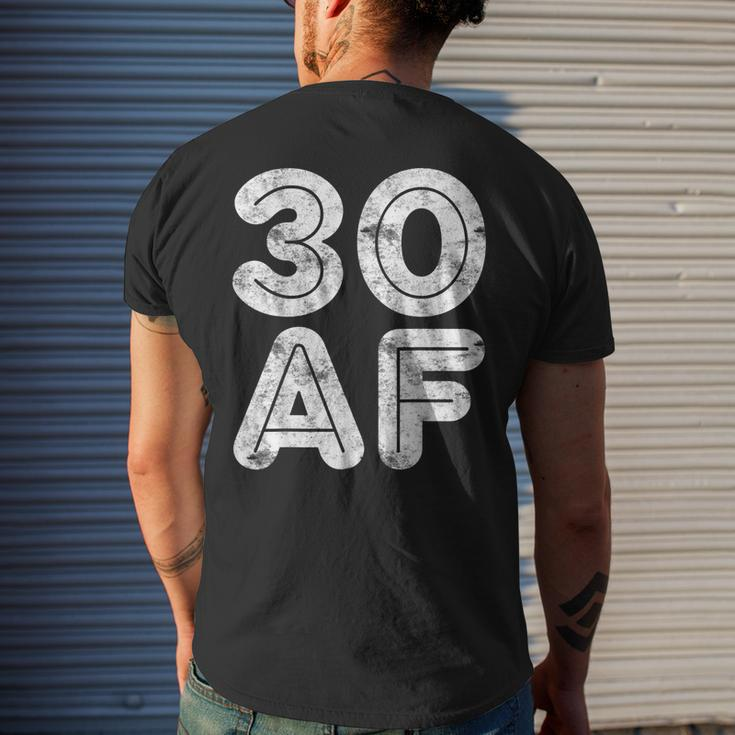 30 Af 30Th Birthday Shirt V2 Men's Back Print T-shirt Gifts for Him