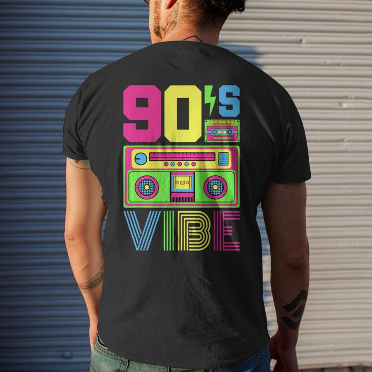 90S Vibe 1990 Style Fashion 90 Theme Outfit Nineties Costume Men's Back Print T-shirt Gifts for Him
