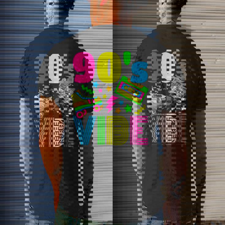 90S Vibe 1990S Fashion 90S Theme Outfit Nineties Theme Party Men's Back Print T-shirt Gifts for Him
