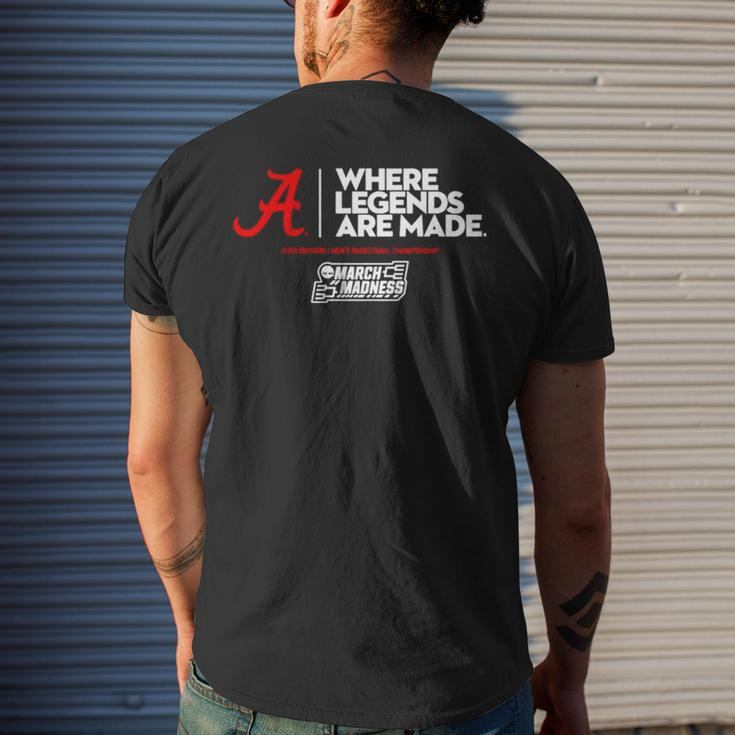 Alabama Where Legends Are Made 2023 March Madness Men's Back Print T-shirt Gifts for Him
