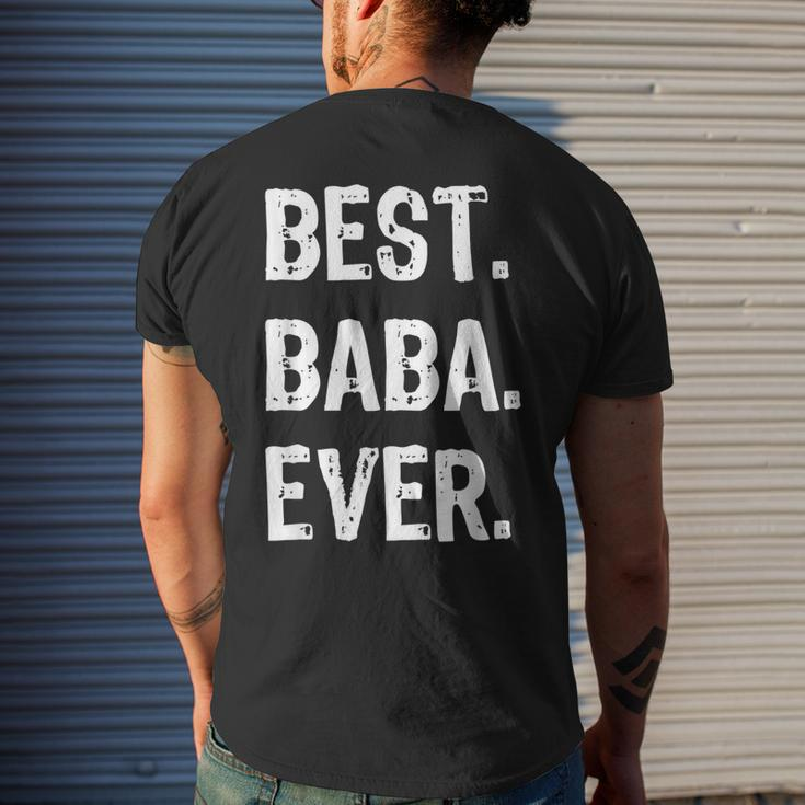 Best Baba Ever Funny Gift Cool Funny Christmas Mens Back Print T-shirt Gifts for Him