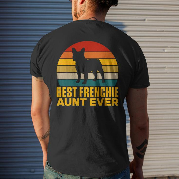 Best Frenchie Aunt Ever Frenchie Aunt Mens Back Print T-shirt Gifts for Him