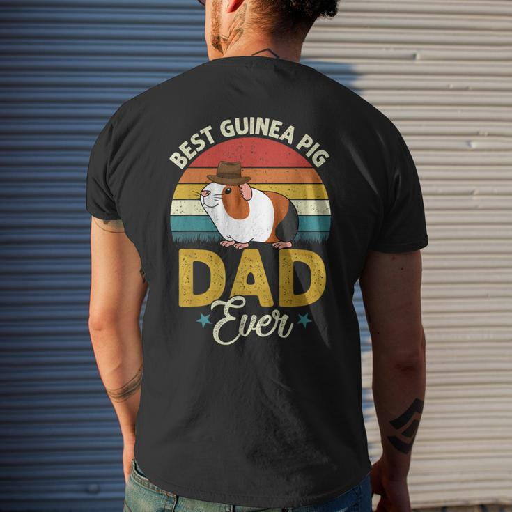 Best Guinea Pig Dad Ever Funny Guinea Pigs Lover Owner Mens Mens Back Print T-shirt Gifts for Him