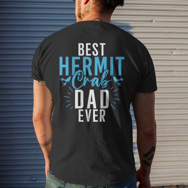 Best Hermit Crab Dad Ever Hermit Crab Dad Men's Back Print T-shirt Gifts for Him