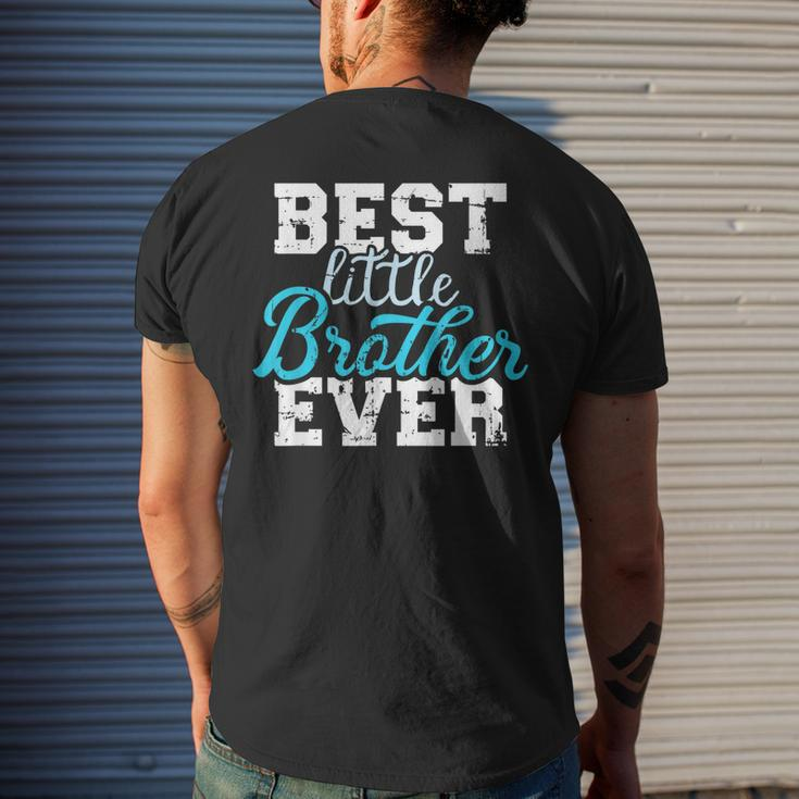 Best Little Brother Ever Mens Back Print T-shirt Gifts for Him