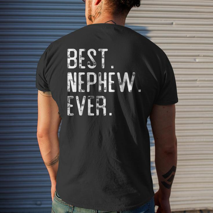 Best Nephew Ever Father’S Day Gift For Nephew Uncle Auntie Mens Back Print T-shirt Gifts for Him