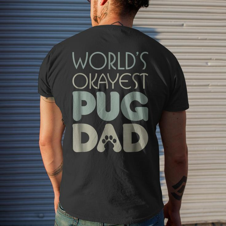 Best Pug Dad Ever Dog Lover Men's Back Print T-shirt Gifts for Him