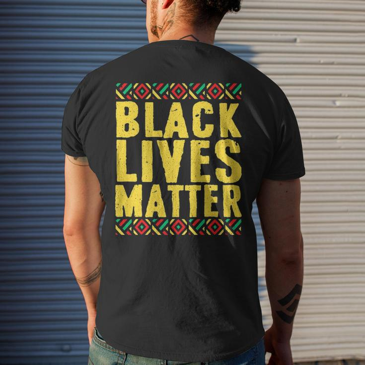 Black History Month Black Pride Black Lives Matter Men's T-shirt Back Print Gifts for Him