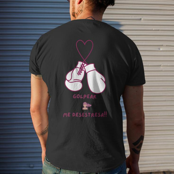 Boxing Tank Training Sports Top Boxeo Entreno Deportes Rosa Mens Back Print T-shirt Gifts for Him