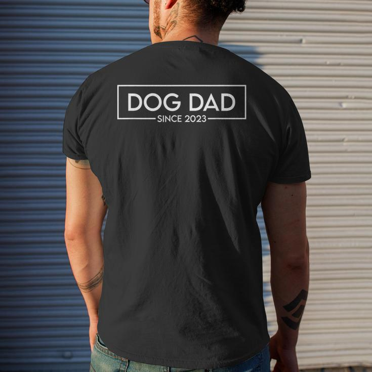 Cat Dad Since 2023 Promoted To Cat Dad Men's Back Print T-shirt Gifts for Him