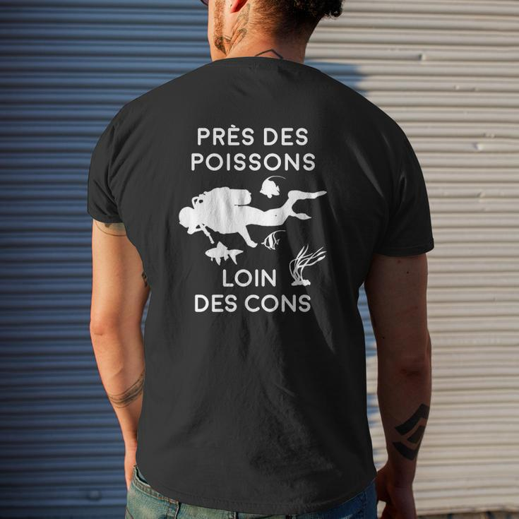 Chasse Sous Marine & Plongée Men's Crewneck Short Sleeve Back Print T-shirt Geschenke für Ihn