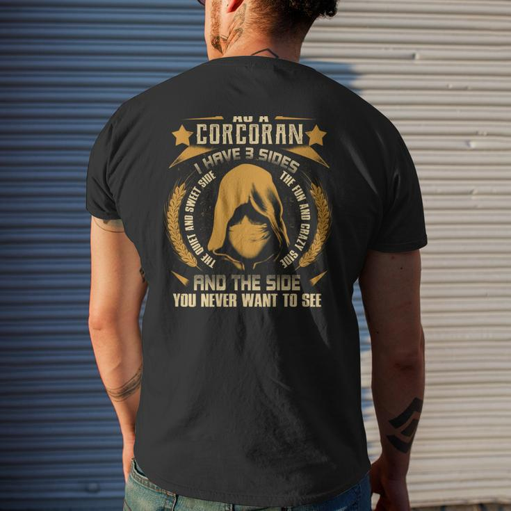 Corcoran - I Have 3 Sides You Never Want To See Men's T-shirt Back Print Gifts for Him