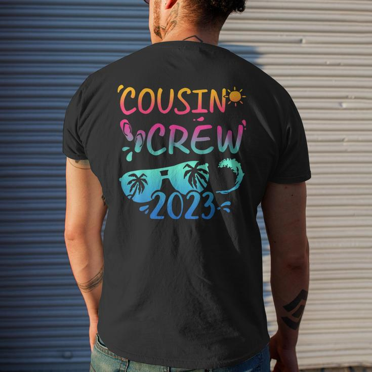 Cousin Crew 2023 For Summer Vacation Holiday Family Camp Men's Back Print T-shirt Gifts for Him