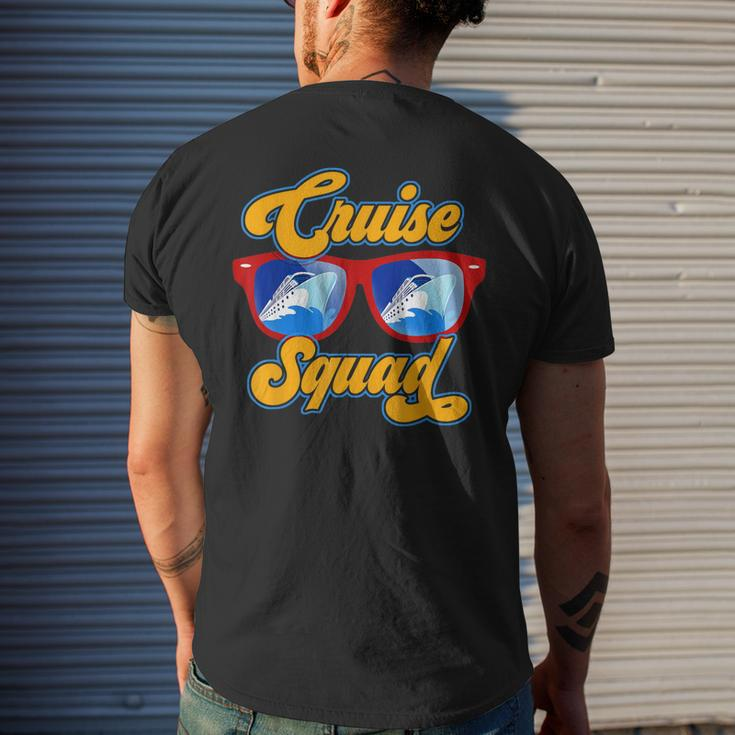 Cruise Squad Family Vacation Ocean Travel Men's Back Print T-shirt Gifts for Him