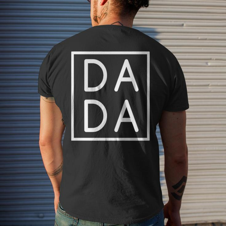 Dad Dada New Dad Father Birthday Dad Life Men's Back Print T-shirt Gifts for Him