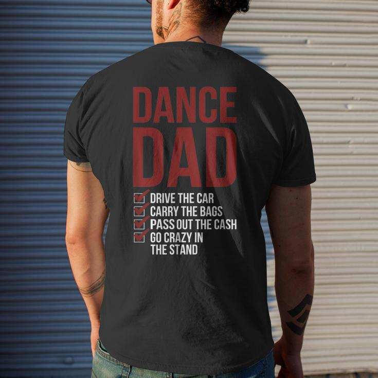 Dance Dad Dancing Dad Of A Dancer Father Men's Back Print T-shirt Gifts for Him