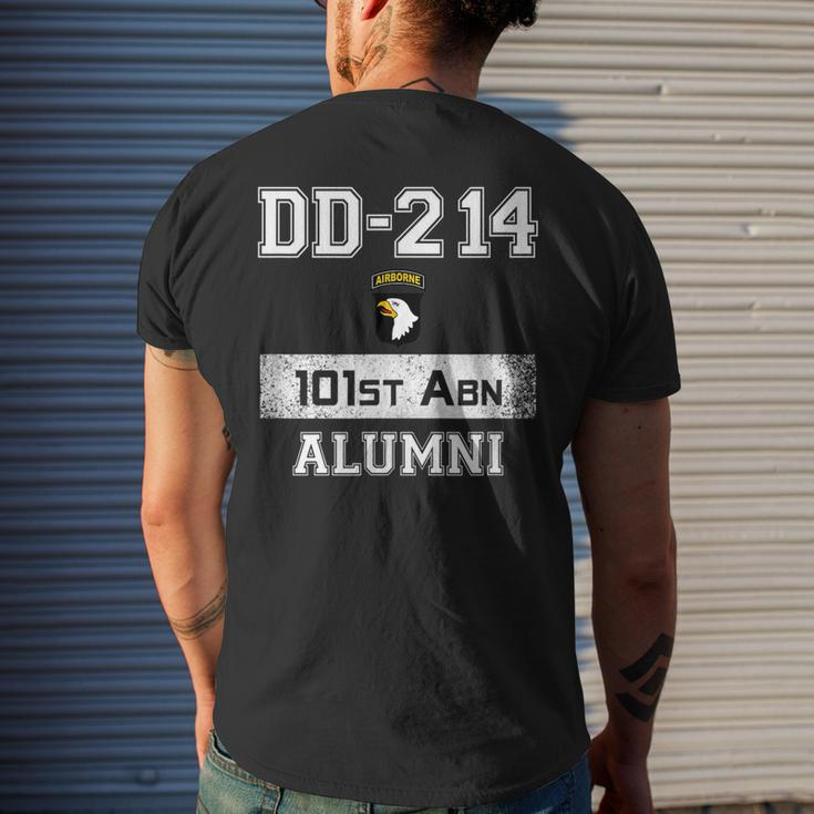 Dd214 Army 101St Airborne Alumni Veteran Father Day Gift Mens Back Print T-shirt Gifts for Him