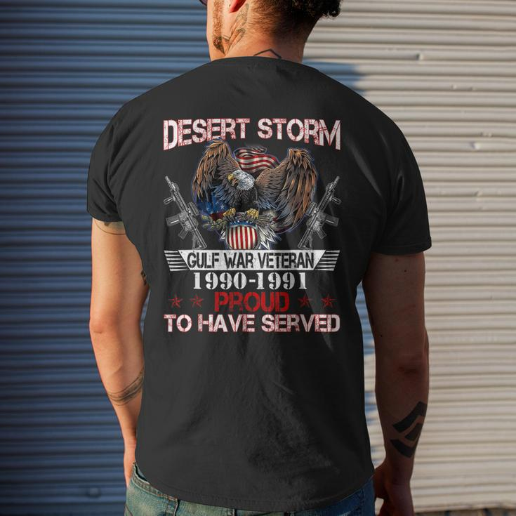 Desert Storm VeteranOperation Desert Storm Veteran Men's T-shirt Back Print Gifts for Him