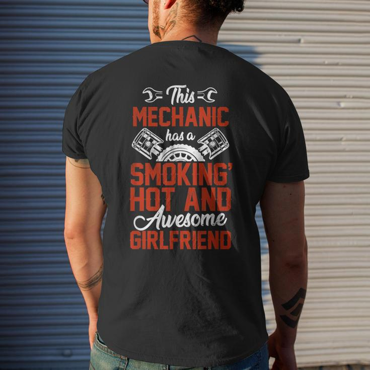 Diesel Aircraft Mechanic Has Girlfriend Mens Back Print T-shirt Gifts for Him