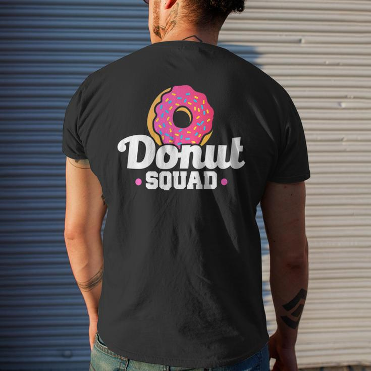 Donut Squad Donut Saying Donut Lovers Men's Back Print T-shirt Gifts for Him