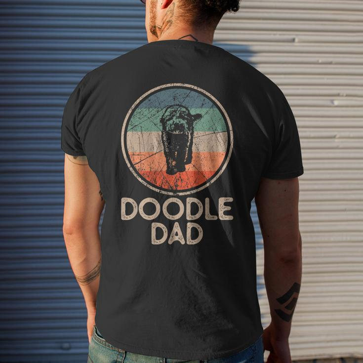 Doodle Dog - Vintage Doodle Dad Men's T-shirt Back Print Gifts for Him
