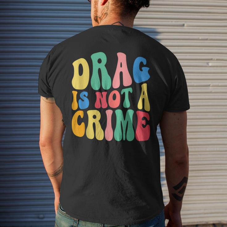Drag Is Not A Crime Lgbt Gay Pride Equality Cute Drag Queen Men's Back ...