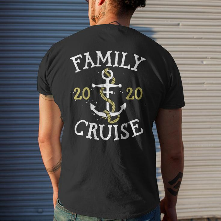 Family Cruise Squad 2020 Summer Vacation Vintage Matching Men's Back Print T-shirt Gifts for Him