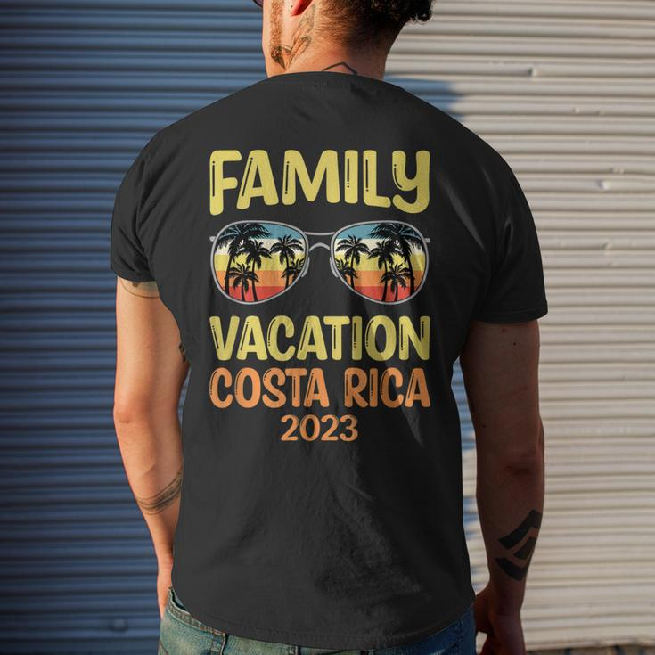 Family Vacation Costa Rica 2023 Men's Back Print T-shirt Gifts for Him