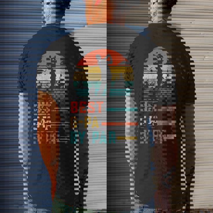 Fathers Day Best Gpa By Par Golf For Dad Grandpa Men's Back Print T-shirt Gifts for Him Fathers Day Best Gpa By Par Golf For Dad Grandpa Men's Back Print T-shirt Gifts for Him