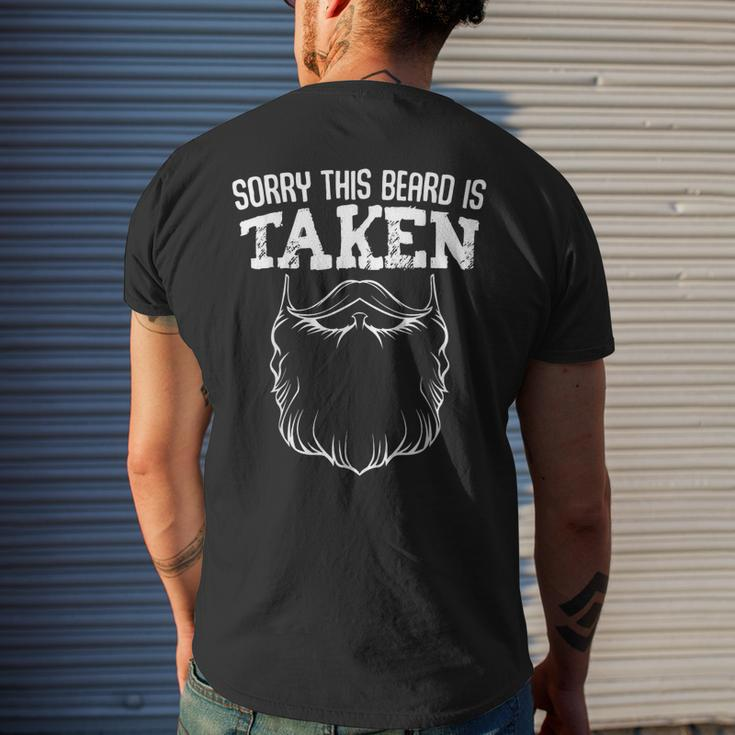 Fathers Day Gift This Beard Is Taken Beard Gifts For Men Mens Back Print T-shirt Gifts for Him