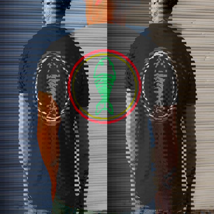 Fishbone Retro Fishing Lover Men's T-shirt Back Print Seseable UK